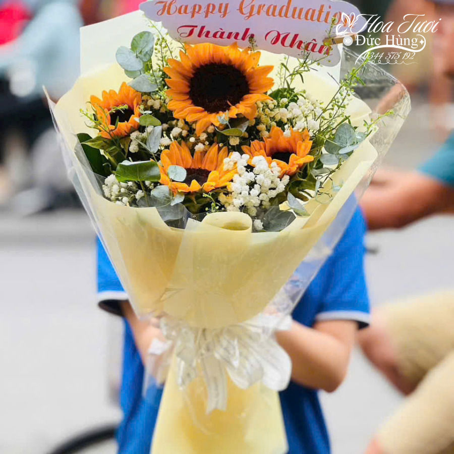 Hoa Hướng Dương Tốt Nghiệp